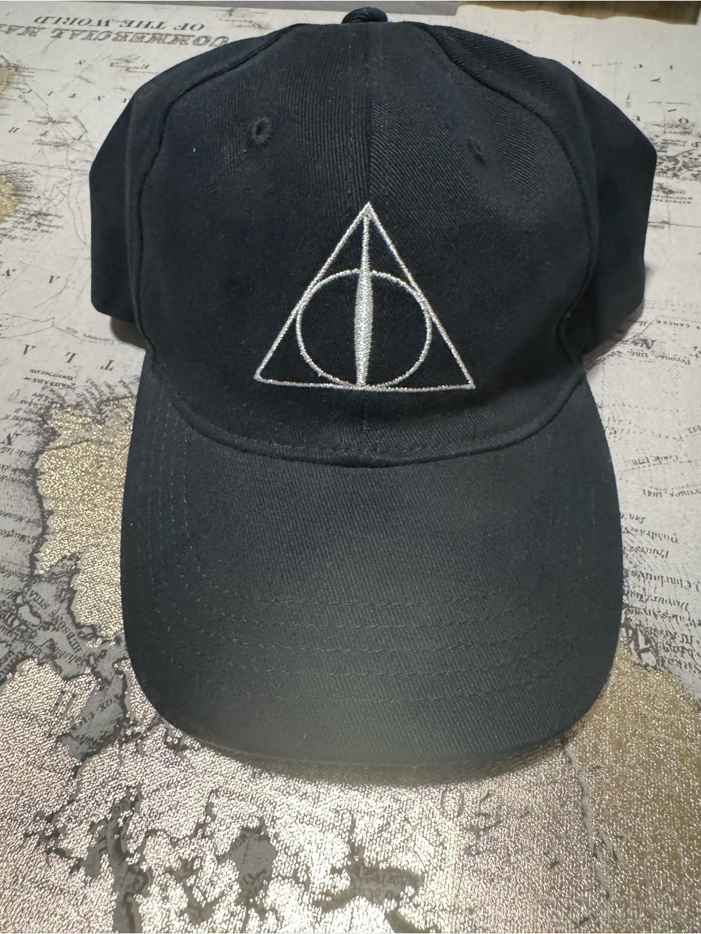 Harry Potter Deathly Hallows Hat Wizarding World Universal Stretch Fit OSFM